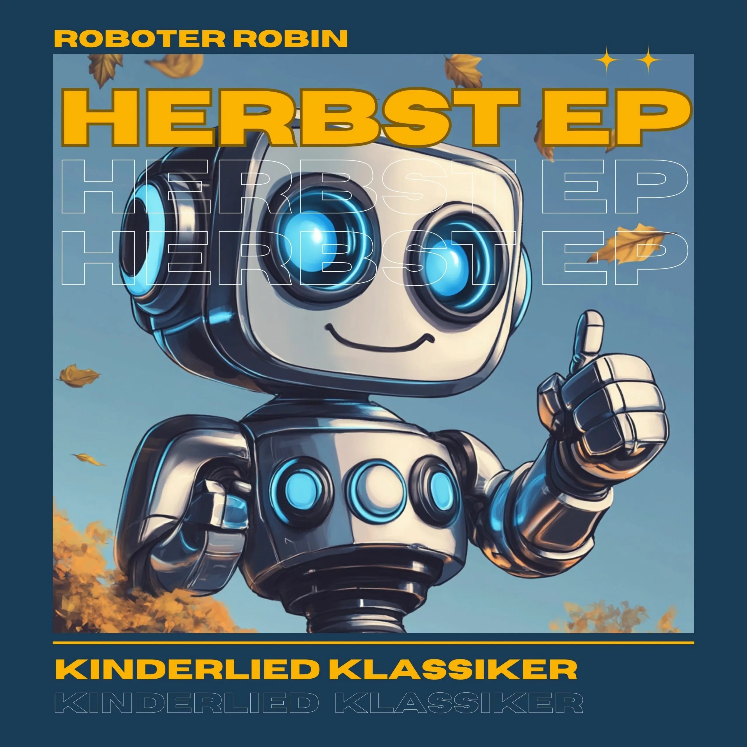 Cover der Roboter Robin Herbst EP (Kinderlied Klassiker)